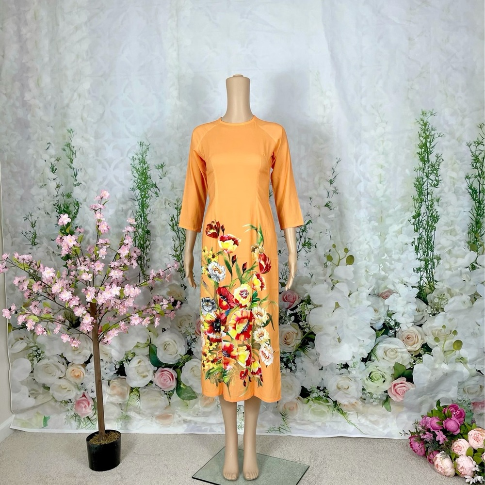 Vietnamese Ao Dai Cch Tn Ha Tit Size M (Us 2)
